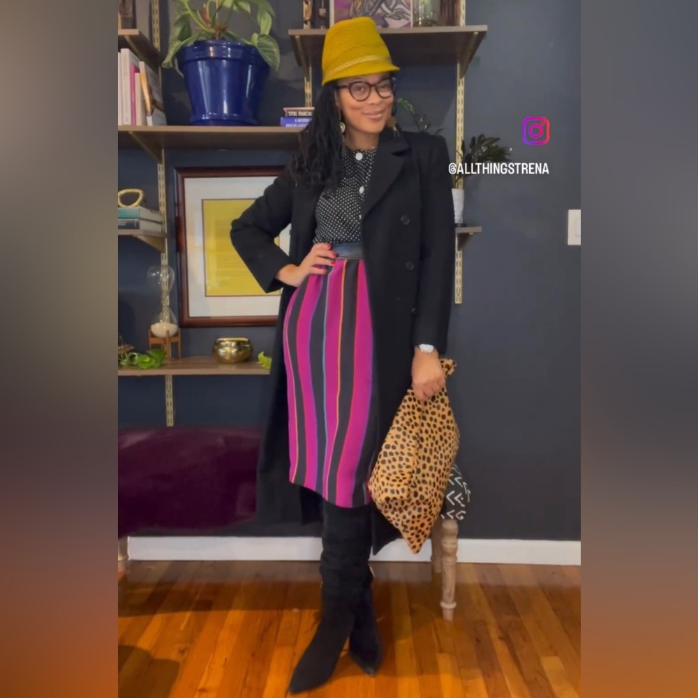 VINTAGE SASSON STATEMENT SKIRT